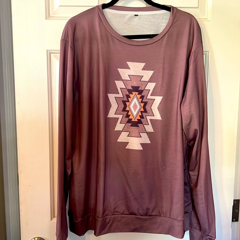 NWOT. Aztec sweatshirt